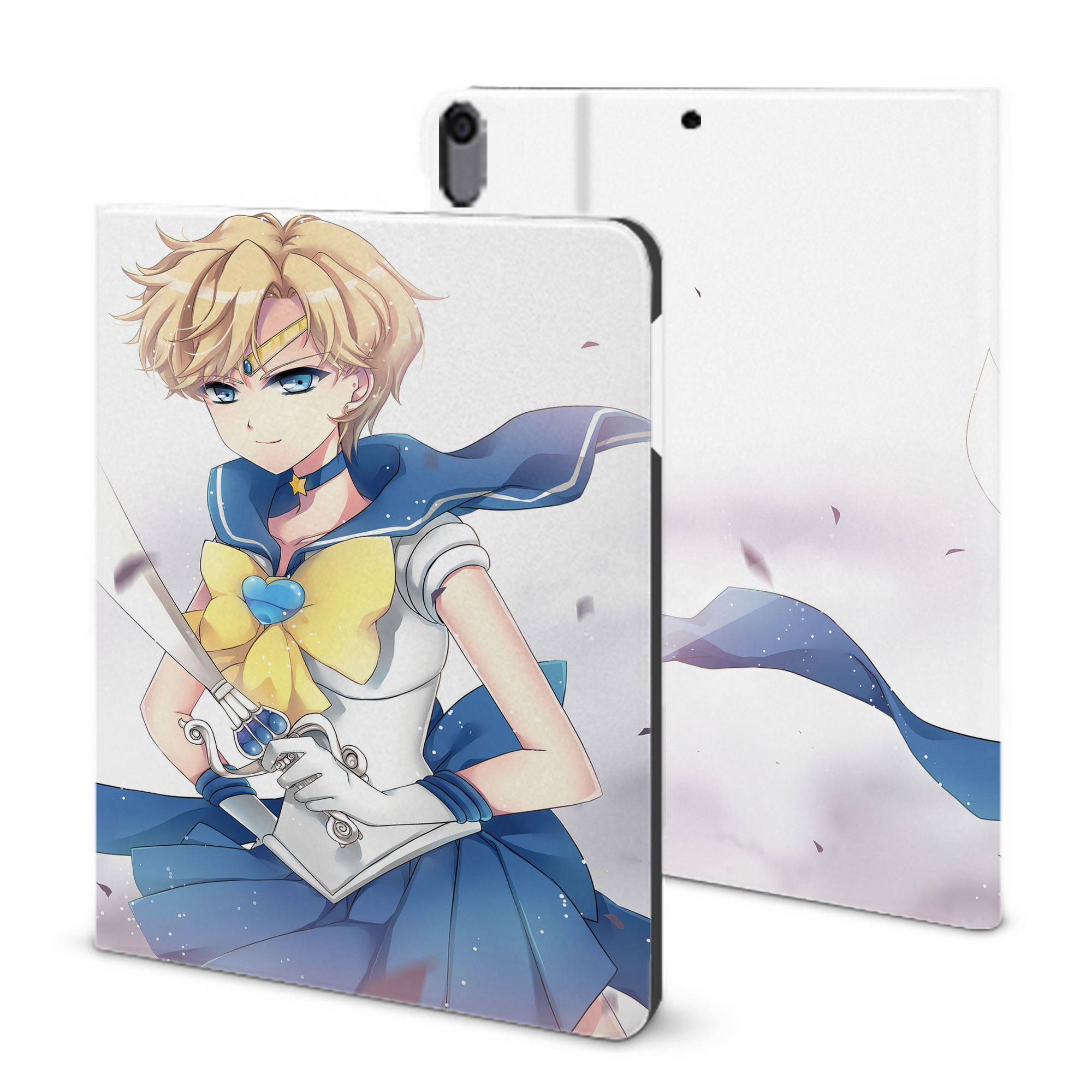 （画像用） 美少女戦士セーラームーン Sailor Moon IPad ケース ブック型 PUレザー TPU 耐衝撃 軽量 薄型 ペン収納なし 全面保護 IPad 各モデル対応
